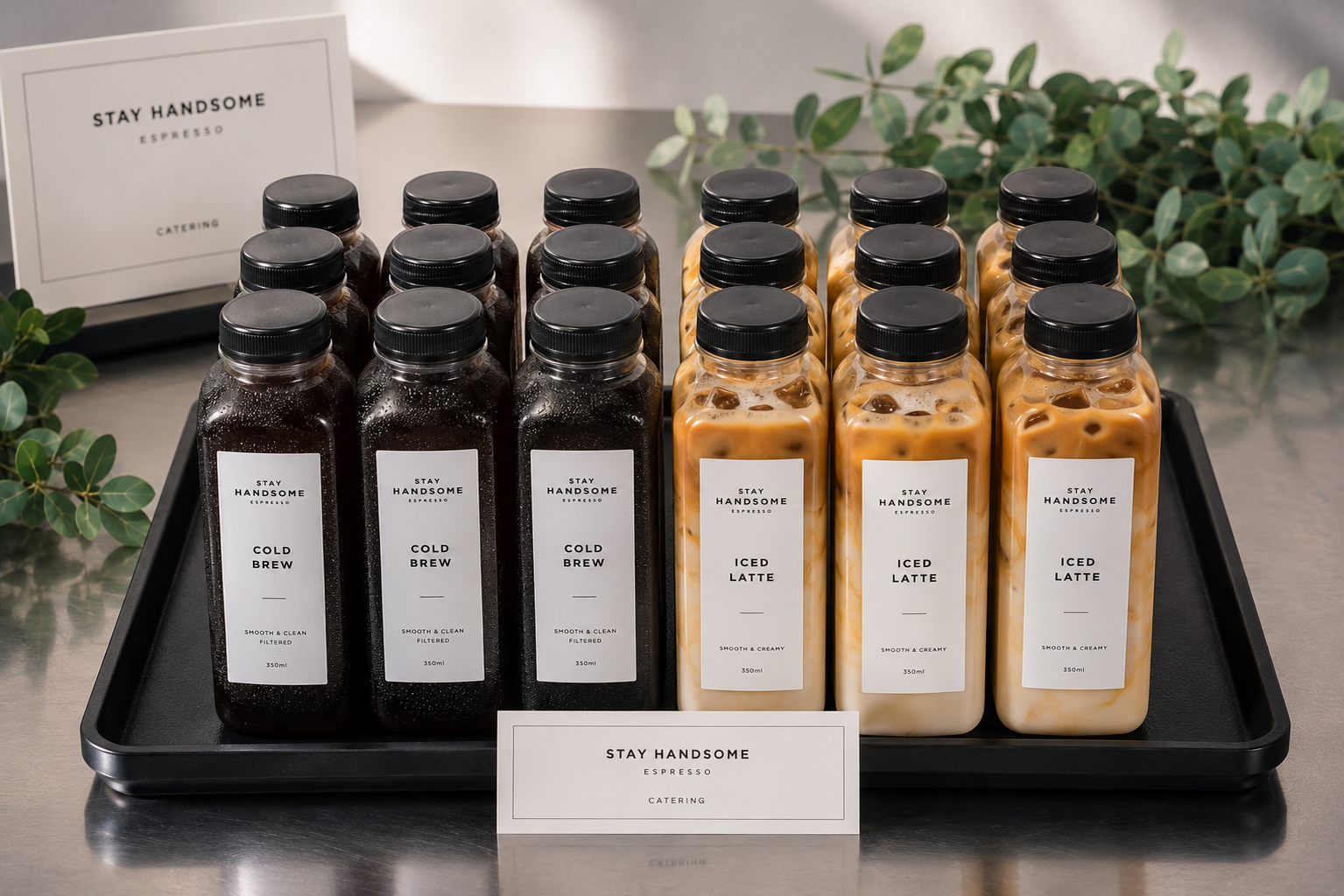 Bottled cold brew coffee from our Mascot cafe